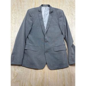 ASOS Designs Men’s Jersey Super Skinny Blazer Size 38 Gray Stretch Trendy Preppy